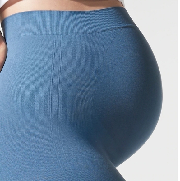 BLANQI Everyday Maternity Belly Support Leggings In Oil Blue Size S - Picture 2 of 13